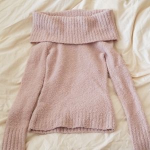 Off-shoulder sweater in Pink - XS